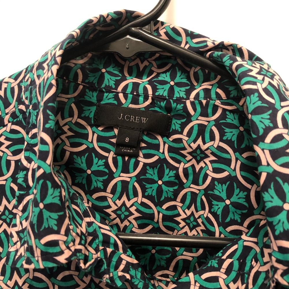 Patterned J.Crew button down